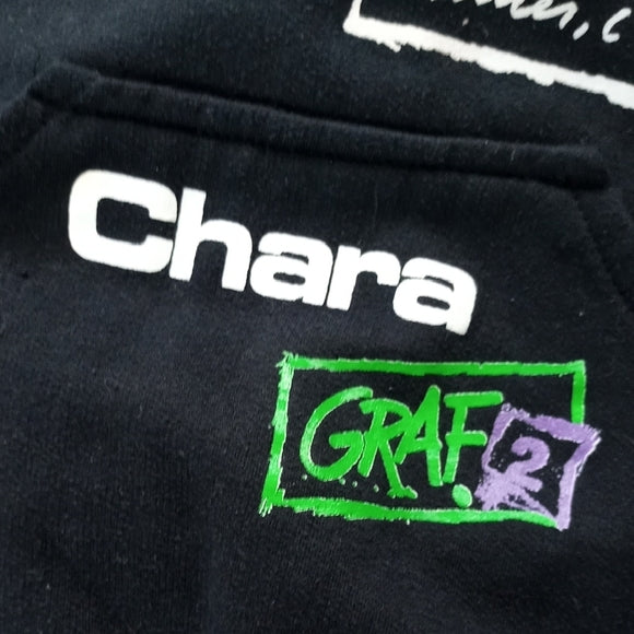 Vintage 90s Fumer C'est fini "Smoking Is Over" CHARA GRAF.2 Hoodie