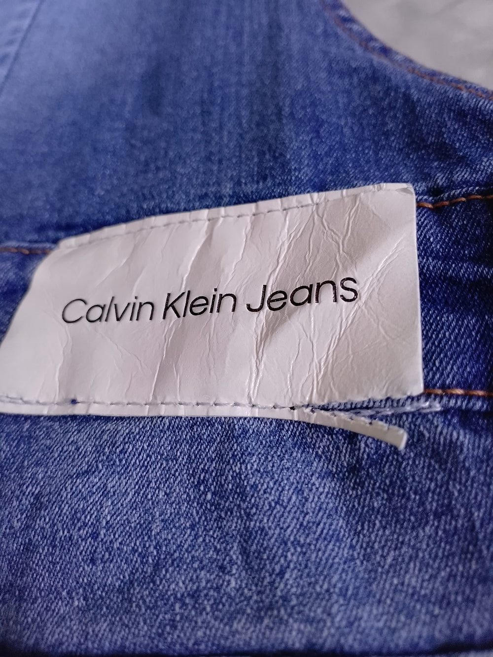 Calvin Klein Denim Blue Women's Jean Overalls - Classic Dungaree Style