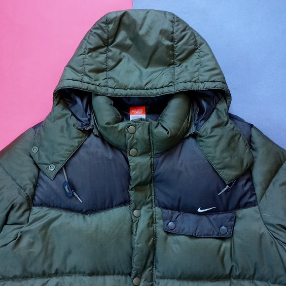 Nike Goose Down Puffer Jacker With Detachable Hood The Athletic Department