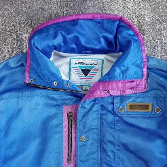 Vintage 80s 90s Schneider Blue/Purple Ski Jacket ENTRANT