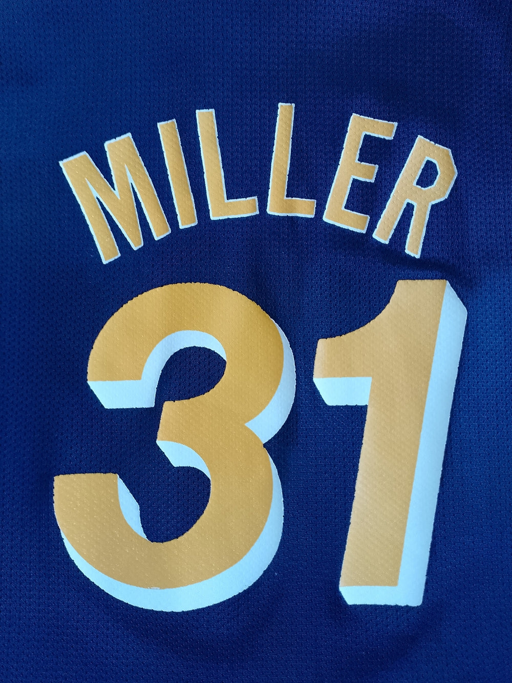 Vintage 90 Reggie Miller Champion Indiana Pacers 31 Basketball Jersey kids