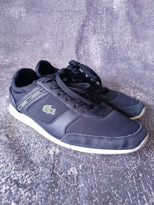 Lacoste Men's Black Lace-Up Sneakers