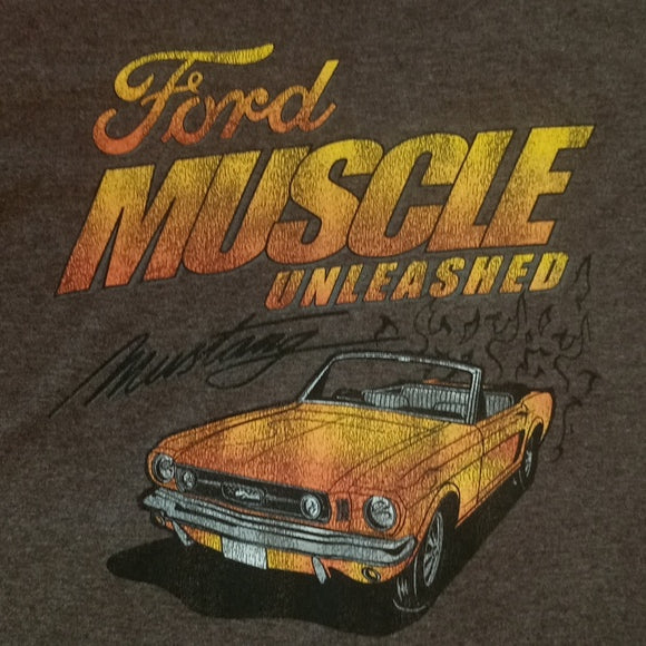 Official Ford Mustang Unleashed Graphic T-Shirt Unisex