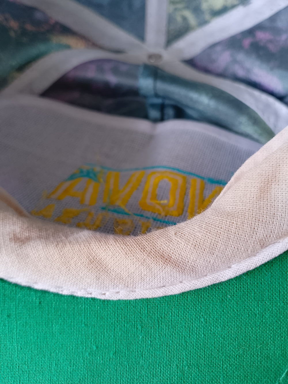Vintage 90s NOVA SPORTS USA Tie-Dye Snapback