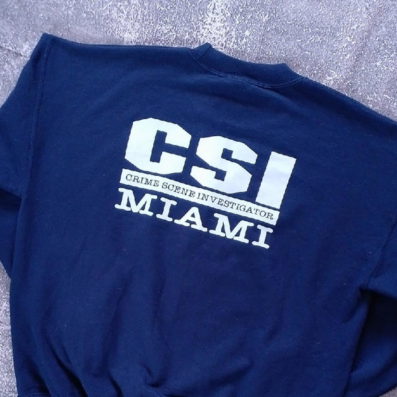 CSI Miami Navy Blue PROMO Sweater