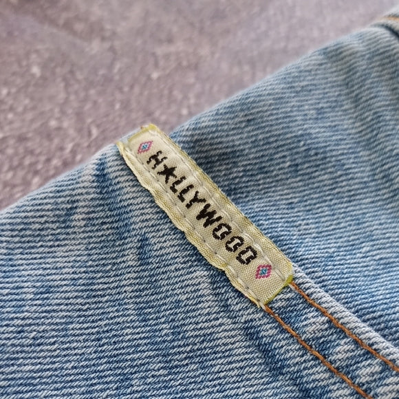 Vintage Hollywood Fared Dernim Jeans