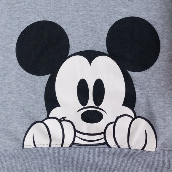 DISNEY MICKEY MOUSE PEEKING HEAD Crewneck