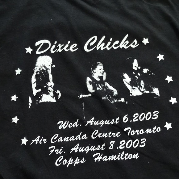 Vintage 2003 Dixie Chicks Live In Concert Air Canada Center Toronto T-Shirt