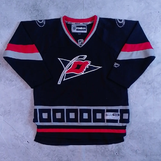 CAROLINA HURRICANES REEBOK NHL Alternate Black Hockey Jersey Youth