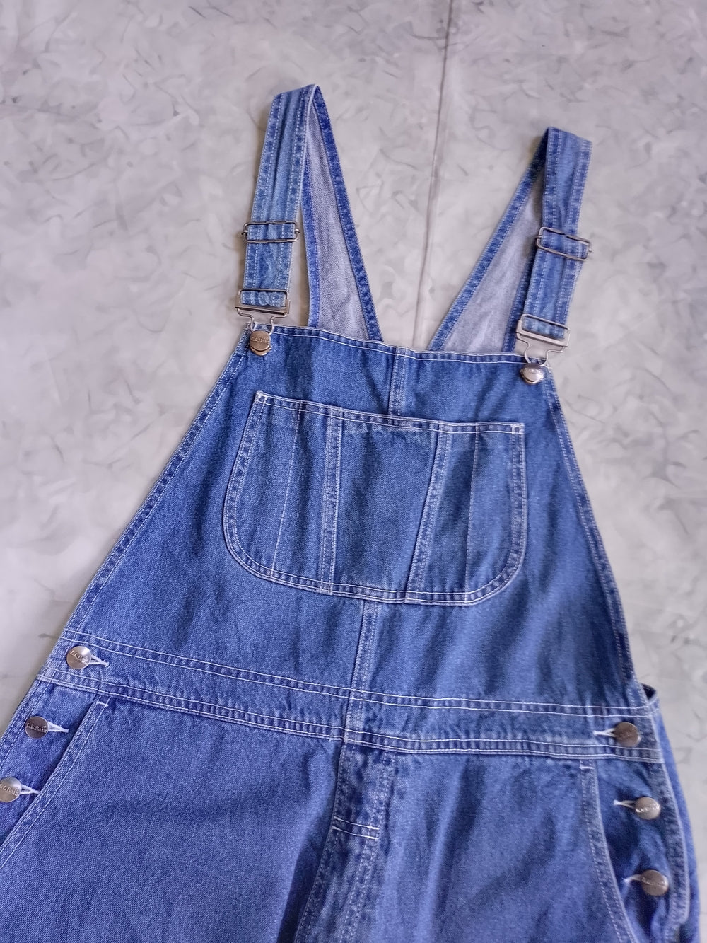 Vintage LLBEAN Blue Denim Overalls Casual Bib Jeans HONG KONG