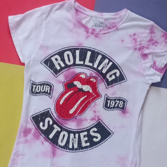 Women's The Rolling Stones Tour 1978 Remake T-Shirt Tie-Dye