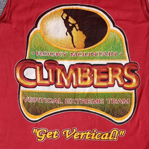 Vintage 90s CLIMBERS GET VERTICLE TANK TOP