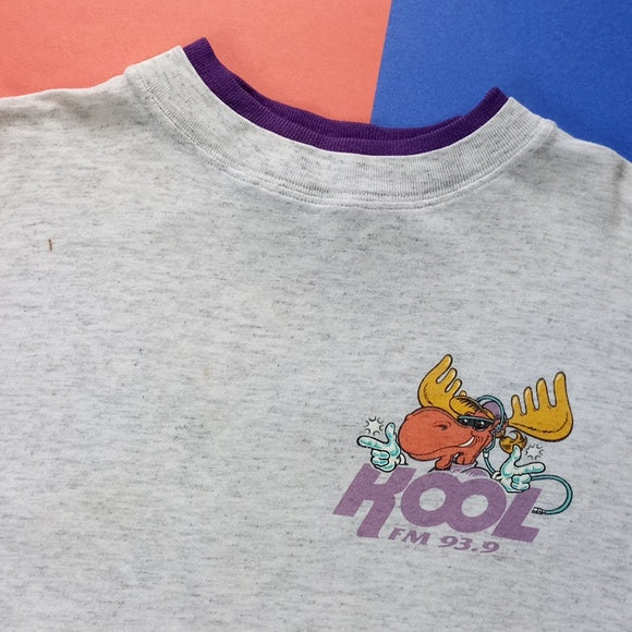 Vintage 90s KOOL FM 93.9 Moose Single Stitch T-Shirt Unisex