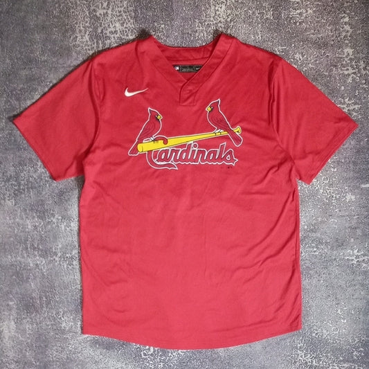 Red Nike MLB Cardinals Jersey #43