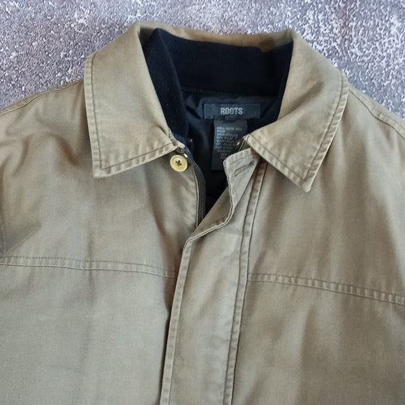 Vintage Roots Faded and Distressed Work Style Jacket