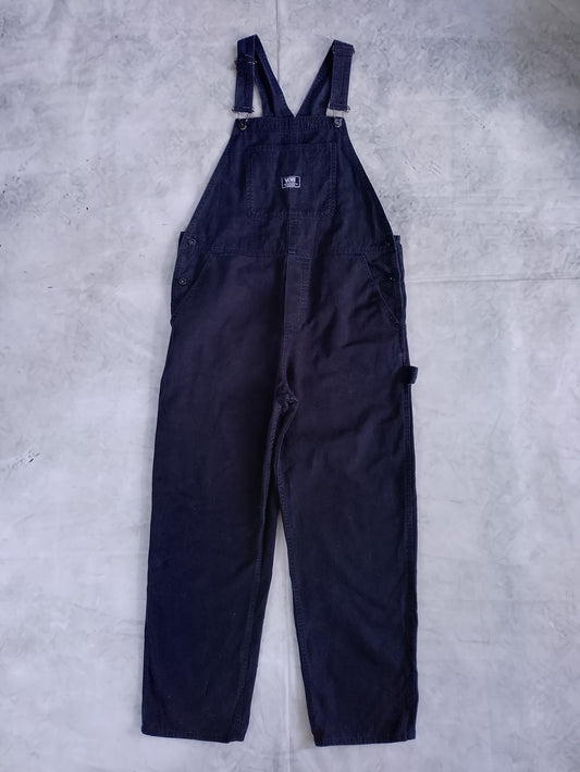 Vans Black Men's Carpenter Overalls Classic Workwear Style