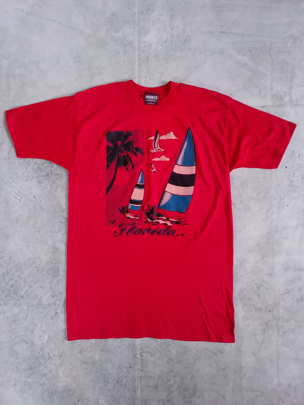 Vintage 1992 Florida Sailboat Graphic Tee