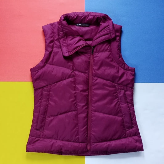 Nau Purple Down Puffer Vest Purple