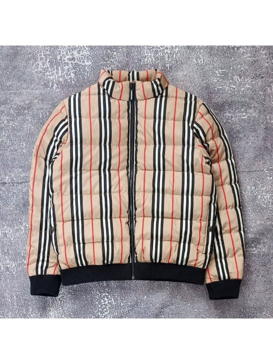 BURBERRY CLASSIC PATTERN DOWN PUFFER JACKET