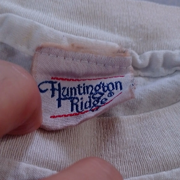 Vintage HUNTINGTON RIDGE TROPICAL SINGLE STITCH T-SHIRT