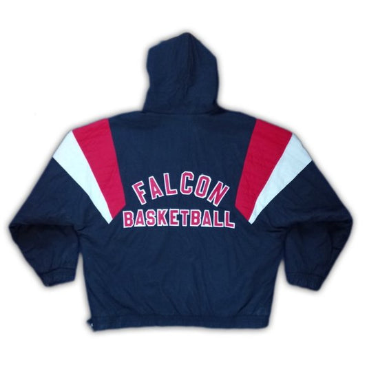 Vintage 1994-95 FALCON Basketball COSSA Champs STARTER Style Pullover Jacket