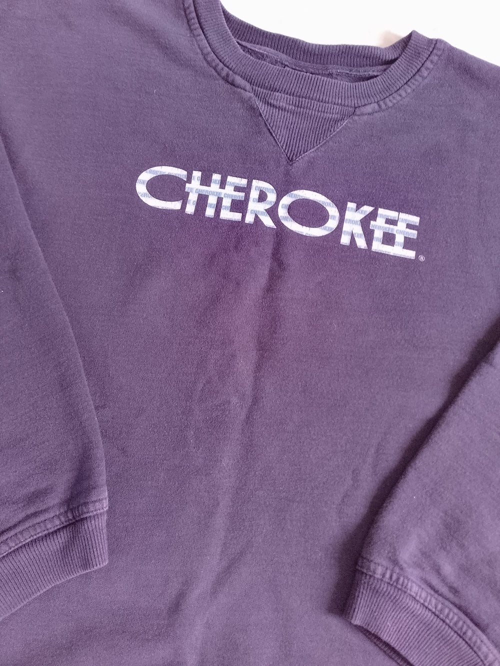 Vintage 90s Cherokee Navy Logo Crewneck Sweatshirt