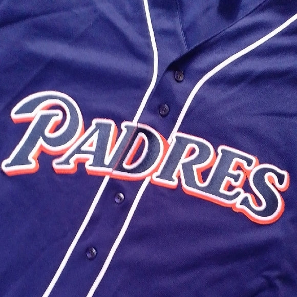 Rare Vintage 1969-1999 Padres National Leader Russell Baseball Jersey
