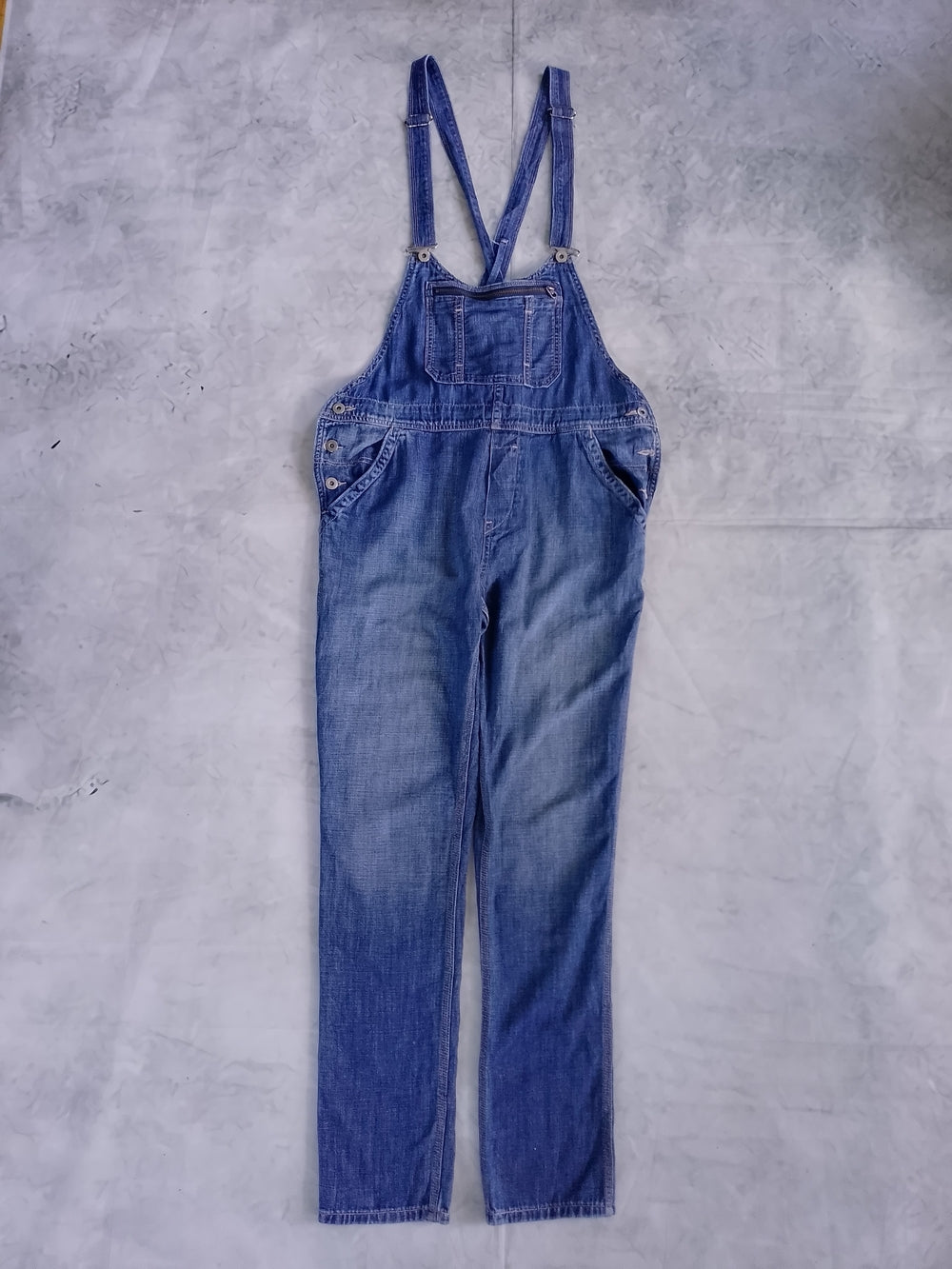 LEVIS Blue Denim Overalls Women's Jeans Boyfriend Skinny