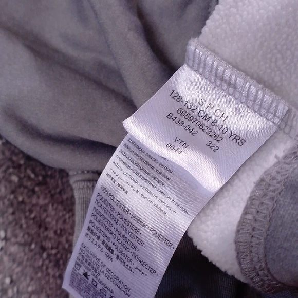 JORDAN Nike Gray Hoodie with Red Logo