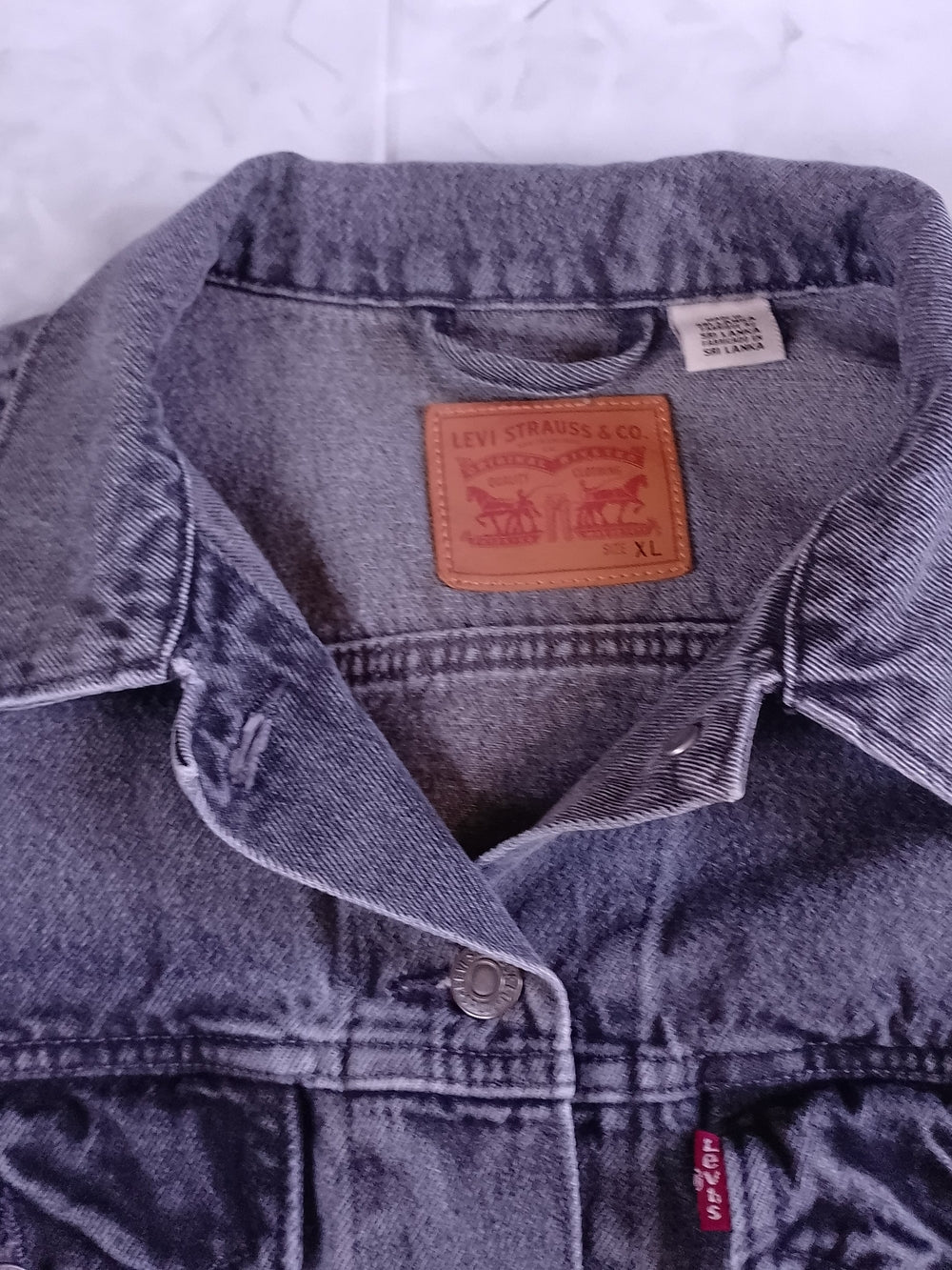 Levi's Black Denim Trucker Jacket