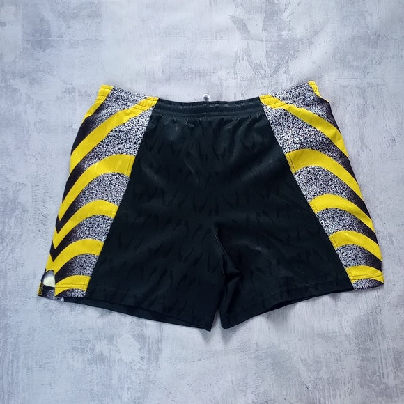 Vintage 90s Puma Funk Pattern Shorts With Drawstring