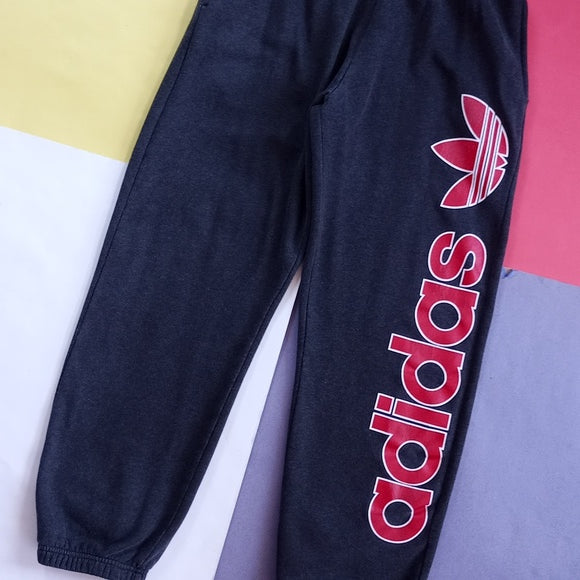 Vintage ADIDAS Big Logo Print Down Leg Sweater Pants