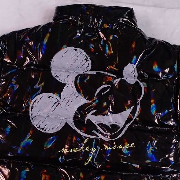 RARE Disney Baby MICKEY MOUSE Black Down Puffer Jacket