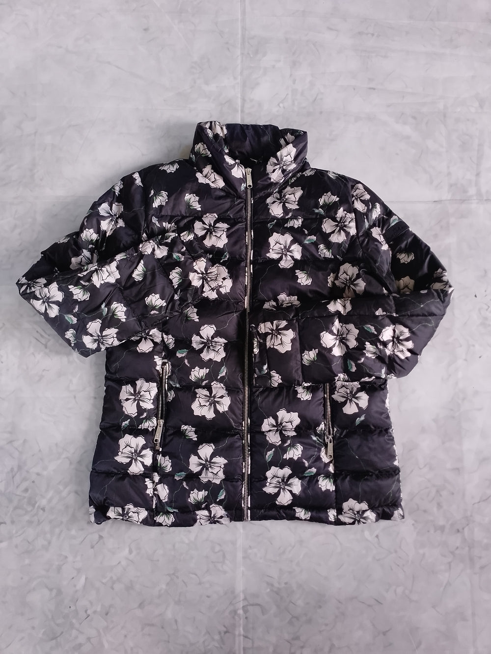 Sam Edelman Floral Puffer Jacket