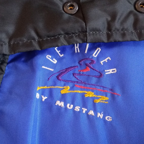 VINTAGE 1994 ICE RIDER BY MUSTANG COLOUR BLOCK WINTER JACKET