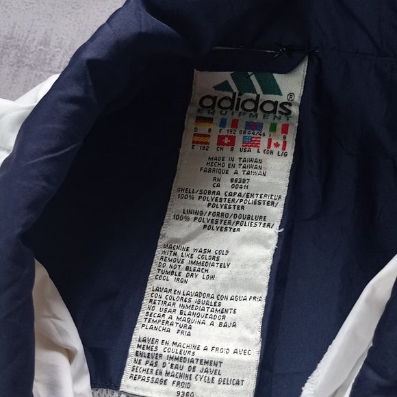 Vintage 90s Adidas Equipment Windbreaker Jacket