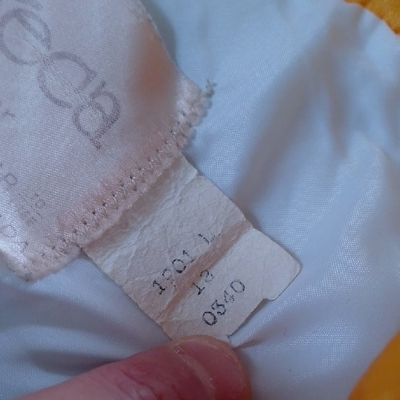 Vintage 90s Sun Style Yellow Pink Purple Colour Block