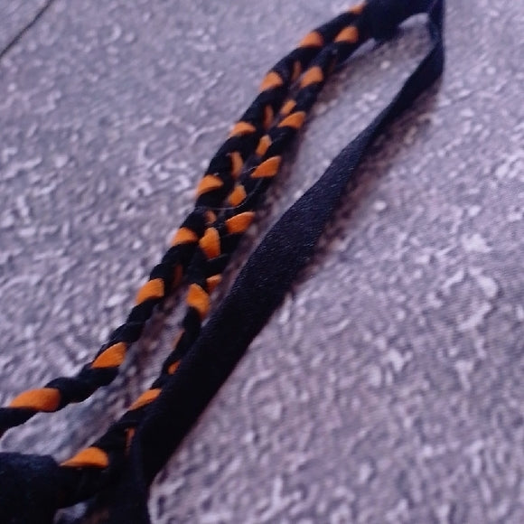 Vintage 2002 Harley-Davidson Black Camisole Spaghetti Strap Orange Detail