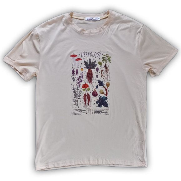 Herbology Floral Roots Seeds Leaves T-Shirt