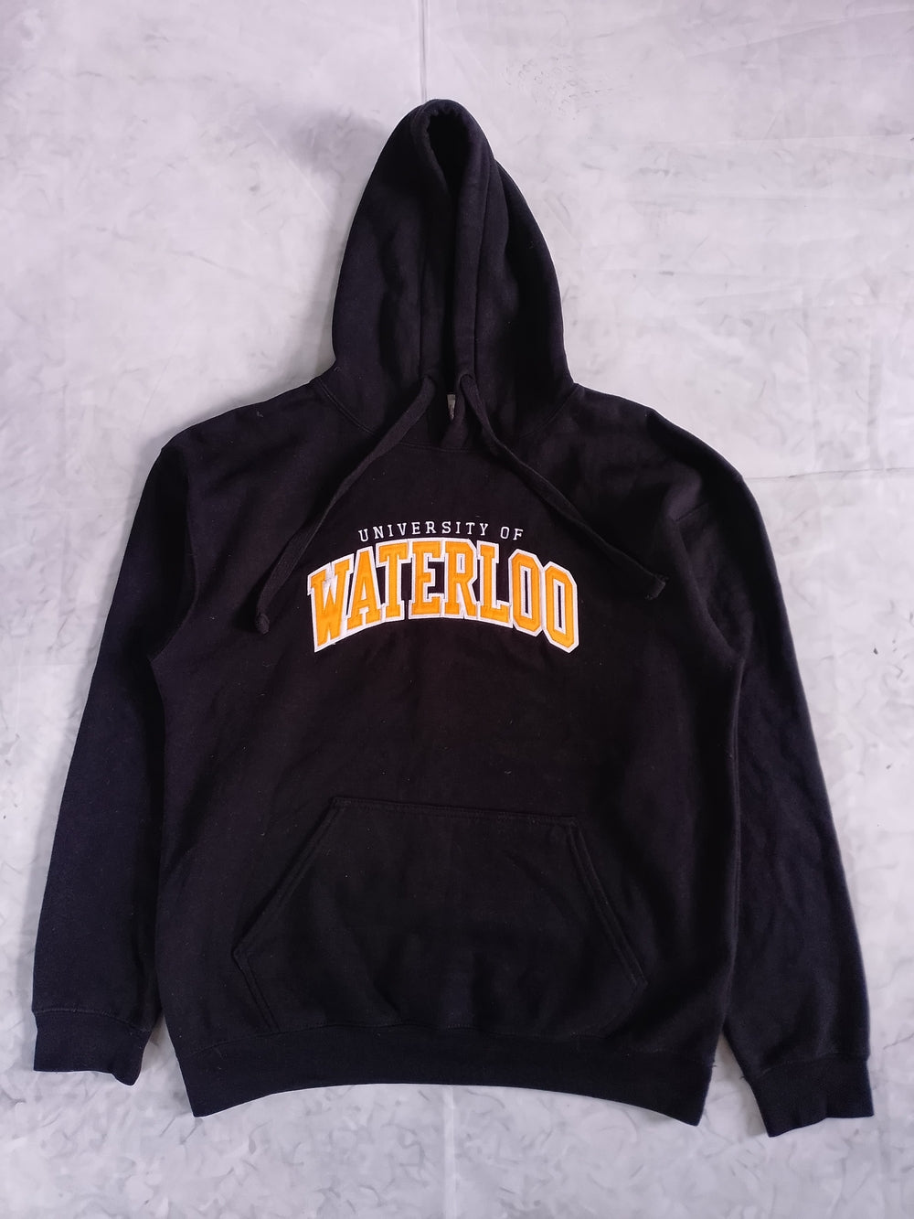 University of Waterloo Black Hoodie Sweatshirt