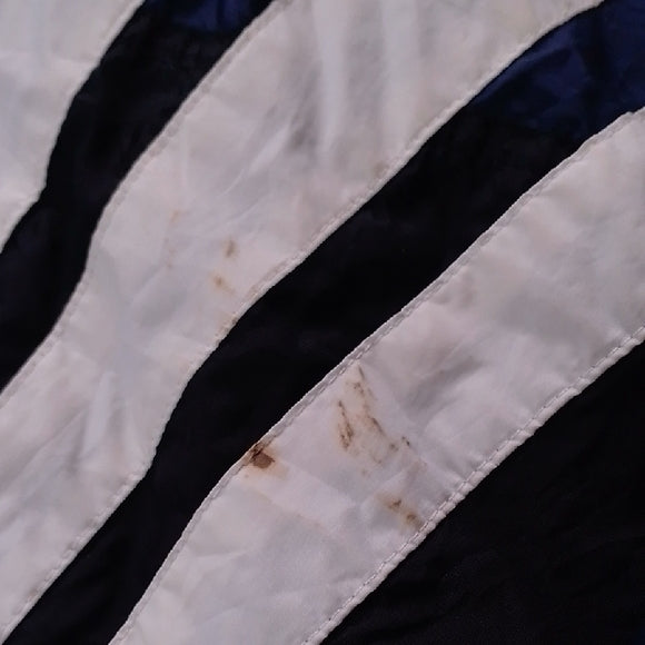 Vintage '90s Adidas Men's Navy and White Windbreaker UNISEX