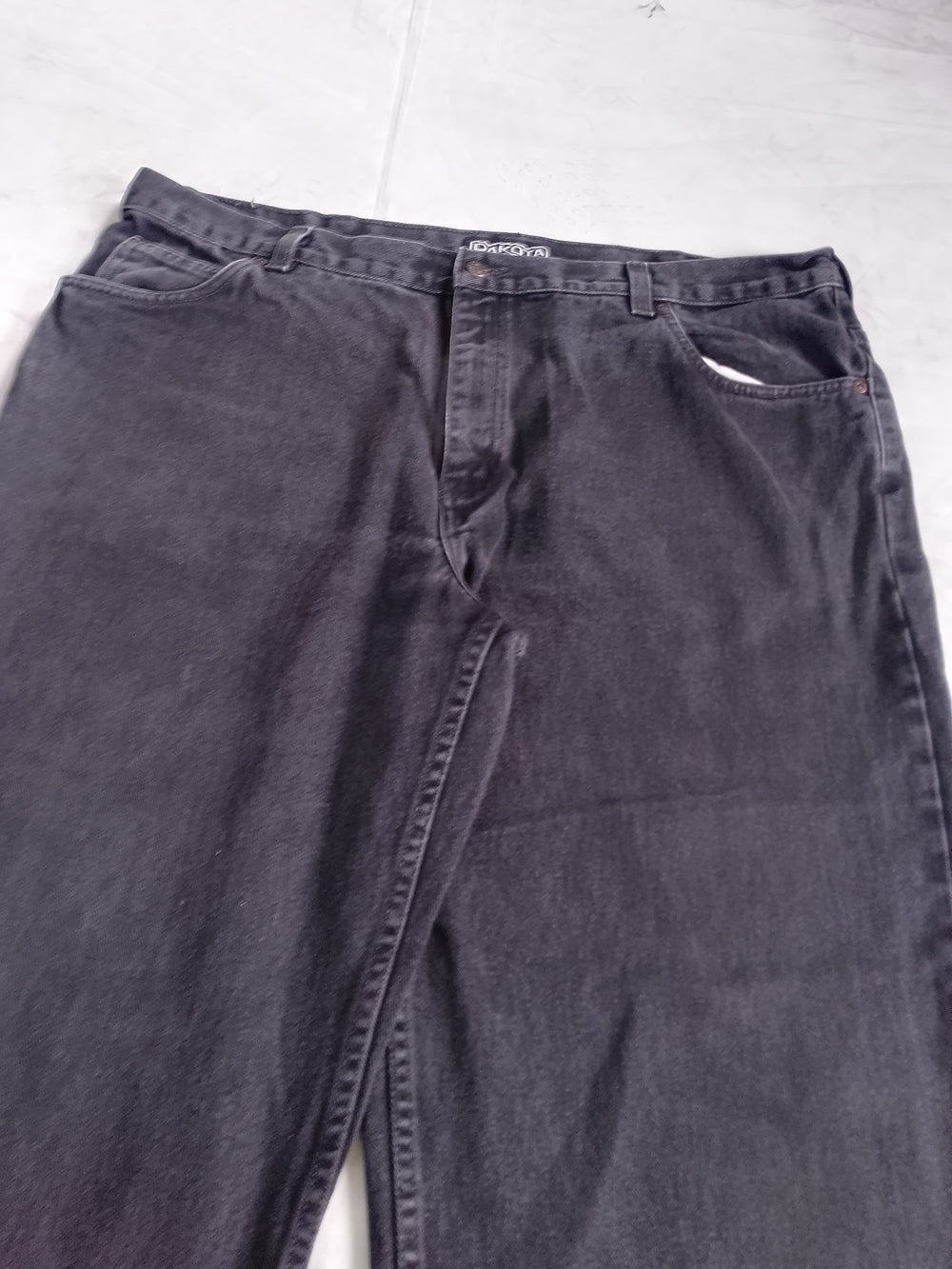 Vintage DAKOTA Black Baggy Jeans UNISEX