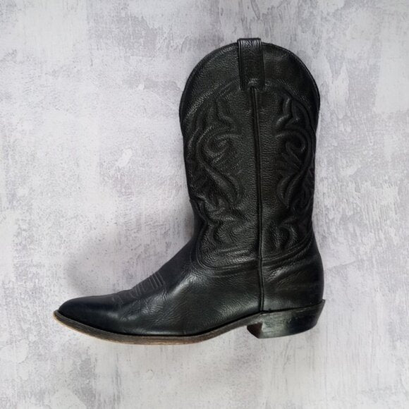 AMPUTEE LEFT FOOT Boulet 1847 Cowboy Boot Deer Leather UNISEX