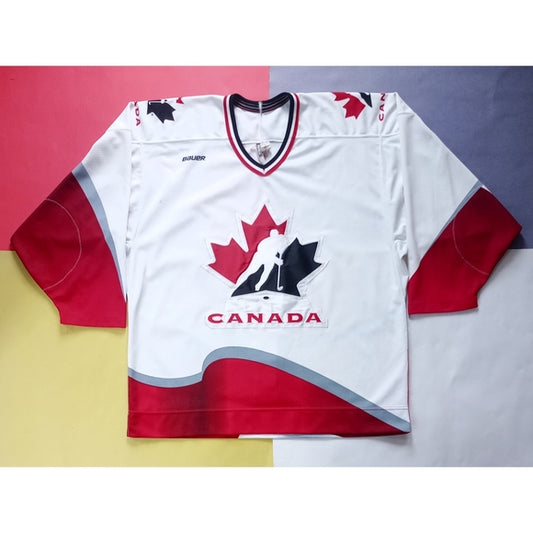 Vintage 1996 Team Canada World Cup Bauer ProWear Hockey Jersey BLANK