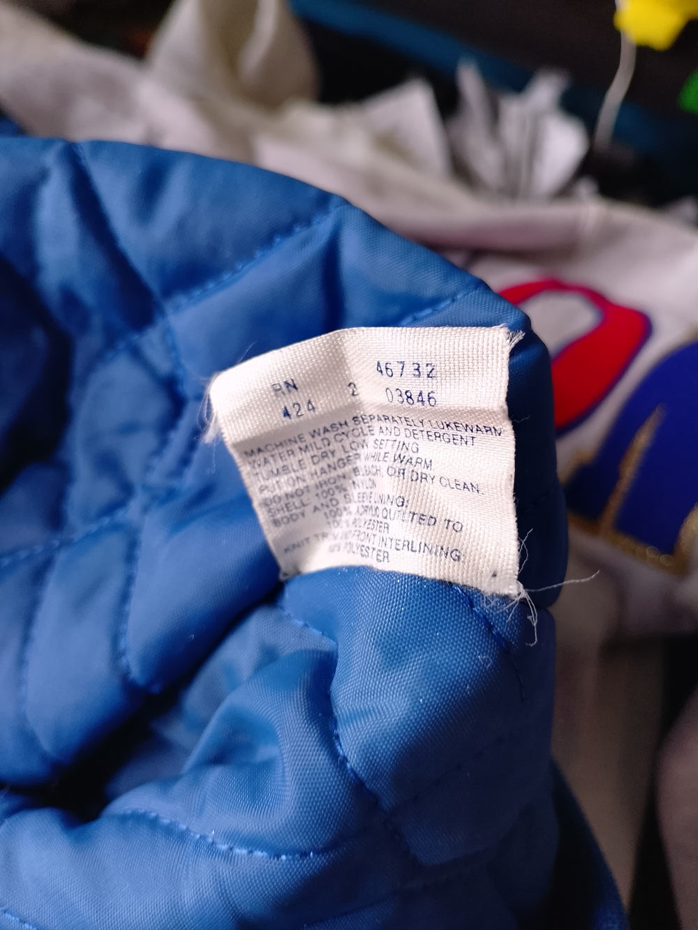 Vintage HOSA Health Occupations EMCO TECH Satin Bomber Jacket - Blue