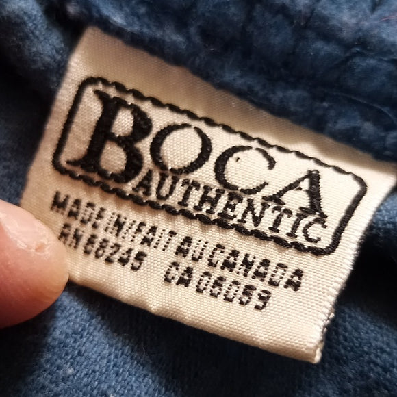 Vintage 90s BOCA Authentic Coyderoid Zip-Up Vest