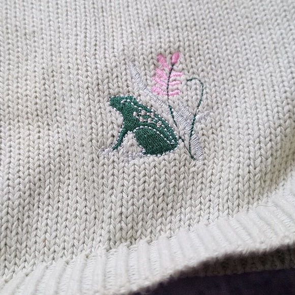 Vintage Tabi Golf International Frog with Flowers Top/Shirt