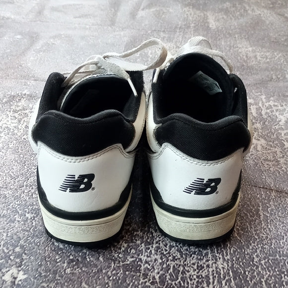 New Balance Men's 550 White and Black Sneakers
