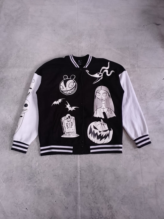 DISNEY HER UNIVERSE The Nightmare Before Christmas Oversized Varsity Jacket