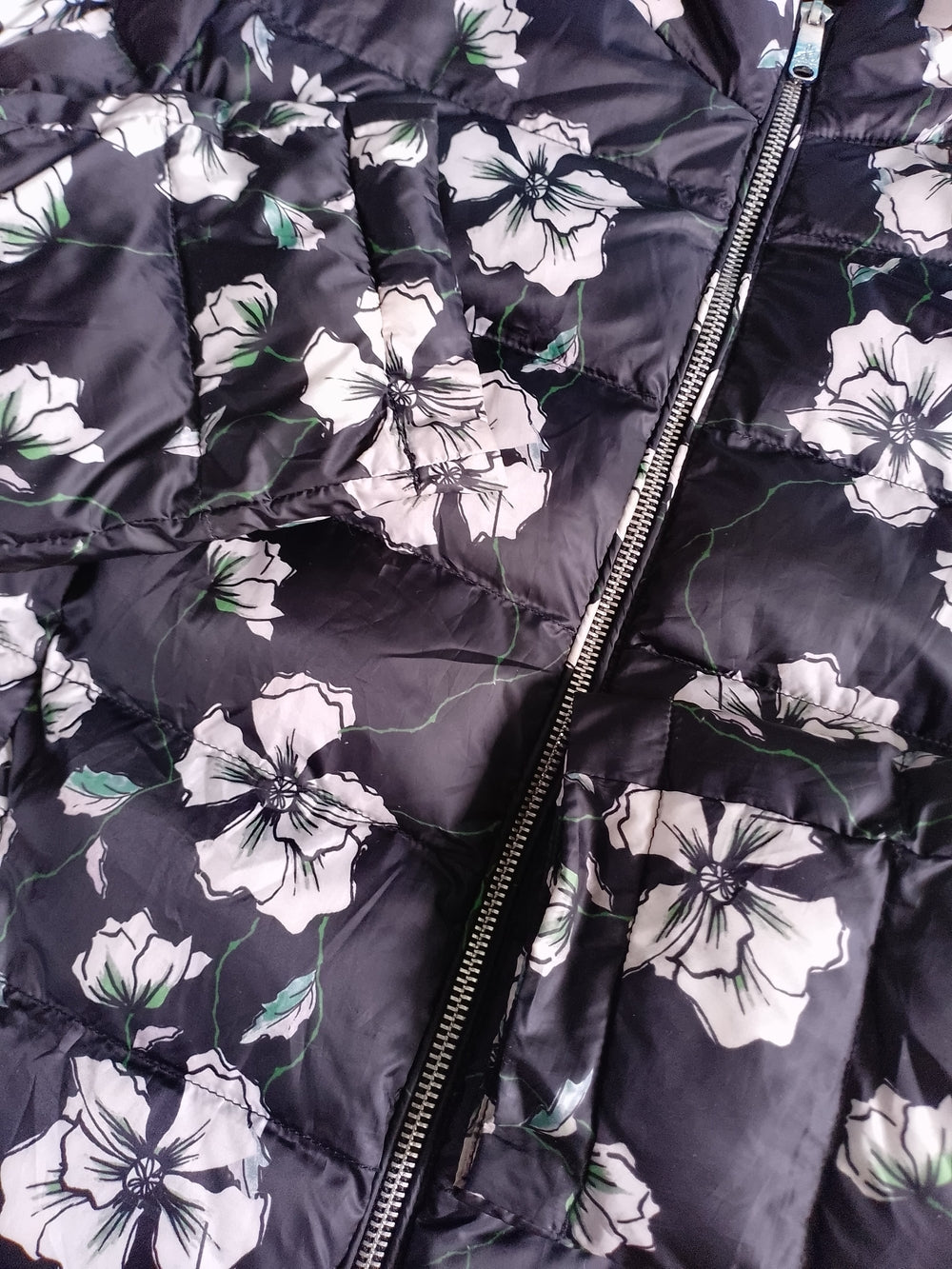 Sam Edelman Floral Puffer Jacket